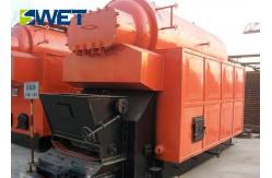 China Efficient 800KW Chain Boiler , Industrial Heating Biomass Hot Water Boiler supplier