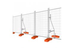 China Galvanized Removable Temporary Fence Welded Wire Mesh Fence Panel 2400x2100MM supplier