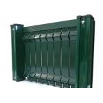 Outdoor Pool 4mm 3d Curved Fence With Pvc Uv Slat for sale