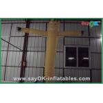 Inflatable Wind Dancer Yellow Mini Inflatable Air Dancer For Advertising With 750w Blower for sale