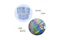 China Anti Counterfeit Design Logo 3D Holographic Security Stickers supplier