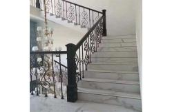 China Galvanized Steel Handrail Balustrade In Position Bridge Railings / Handrails For Top Style supplier