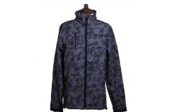 China Custom Printed Windproof Softshell Jacket Winter Sports Jacket Long Sleeve Full Zipper supplier