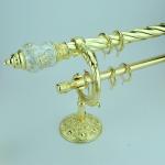 Zinc Alloy Double Bracket SS Hotel Curtain Pipe for sale