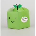 Cake Gift Food Packaging Boxes Recycled Food Cupcake Folding Box With Handle