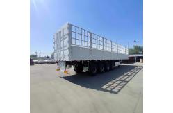China Second Hand New Design Fence Semi Trailer 80 Ton Loading Capacity supplier