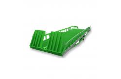 China Hydraulic Mobile Dock Ramp With Outriggers , Container Forklift Loading Ramp supplier
