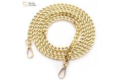 China Shoulder Crossbody Bag Replacement Flat Metal Chain For Diy Purse Handbag supplier