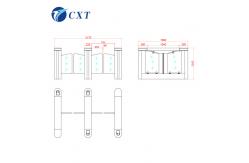 China 300 People/Min Speed Gate Access Control 220V TCP/IP Communication Interface t12 supplier