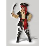 Pirate Cosplays Scoundrel Teen Boy Halloween Costumes Black Red for sale