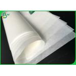 Food Contact One Sided Glossy MG Bleached Kraft Paper Roll 30gr 45gr for sale