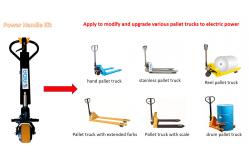 China Vertical Manual Pallet Truck Spare Part Hydraulic Manual Pallet Jack Electric Handle supplier