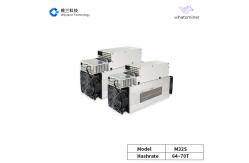 China SHA 256 Asic BTC Miners Whatsminer M32 66T With Two Cooling Fans supplier