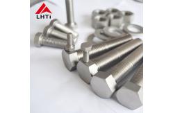 China Hex Titanium Bolts Nuts  , Titanium Fasteners DIN934 Gr2 With Washers supplier