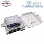 Outdoor / Indoor Fiber Distribution Box Ftth Termination Box With key for sale