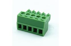 China Pluggable PCB Wire Connector 300V 8A HQ15EDGK 3.5mm/3.81mm supplier