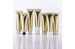 China 50ML Skincare Tubes Customized Plastic Lotion Tubes Gold Screen Printing supplier