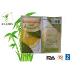 Square Organic Bamboo Wet Wipes With Double Terry Layer Customized Color Available for sale
