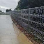 Bto-28 PVC Paiting Razor Coil Barbed Wire Solution For Enhanced Safety And Protection for sale