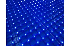 China Electronic Advertising Board LED Mesh Screen Transparent Foldable Waterproof supplier