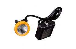 China IP68 Waterproof Rechargeable Led Mining Cap Lamp With Low Power Indication supplier
