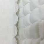 99% Recycled Polyester Material Fabric Air Layer Soft Fabric Jacquard Plain Style