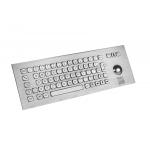Dynamic Waterproof Stainless Steel Keyboard With Trackball