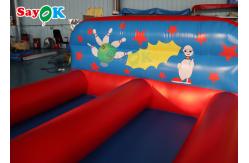 China Outdoor Customized Inflatable Human Bowling Game Inflatable Bowling Toys supplier