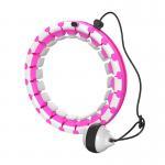 Silicone ABS Weight Loss Smart Hula Hoop , 24 Knots Weighted Hula Hoop for sale