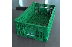 China Supermarket Portable Plastic Folding Crate For Fruit Vegetable supplier