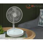 5 Pieces Rotary Vane Battery Operated Folding Fan Custom Green Color for sale
