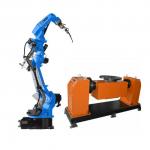 6 axis robot china mig welding robot GBS6-C2080 arms robotic With welding torch and 2 AXIS welding positioner for sale