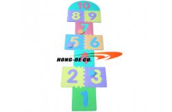 China 10mm Kids Interlocking Floor Mats / 100x100mm Interlocking Foam Play Mat supplier