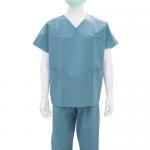Blue Surgical Non Woven PP Disposable Patient Gowns for sale
