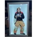 86/75 Inch See Through Lcd Screen LCD transparent Showcase 3D Holographic Box for sale