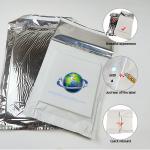 Silver Aluminum Foil Insulated Bags Ship Small Sized Temperature Sensitive Goods Insulated Metalized Envelopes for Cold for sale