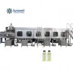 High Speed Fruit Juice Filling Machine Sanitizer Rinsing Fruit Chunk Peristaltic Weighting Bottling Sealing Monoblock for sale