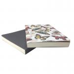 120gsm CMYK Glue Binding Notebook Custom Embossed Leather 120Sht School Office