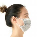 Single Use Disposable Pollution Mask , Dust Mask Respirator Practical Safety for sale