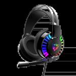 Headset Style Wired Gaming Earphones Wired Gaming Earbuds With LED Light for sale