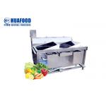 20kg/Time Vegetable Washing Machine Industrial Vegetable Bubble Washing Machine for sale