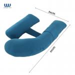 Silky Soft Removable Cover H Shape Full Body Maternity Pillow Sleep Better