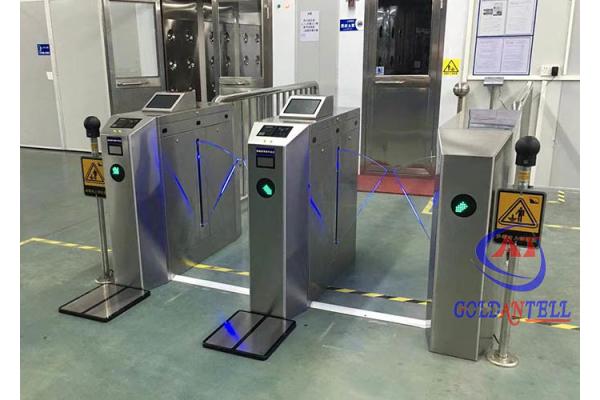 60cm Automatic China Factory QR Code Fingerprint Face Recognition Entrance Turnstiles Gates