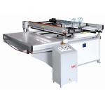 Large Size Semi Automatic Printing Machine Four Post Lift Table Structure for sale