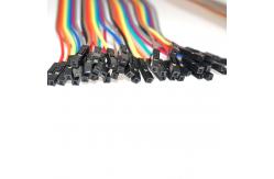 China Female To Female 40cm 40 Pin Solderless Breadboard Jumper Wires supplier