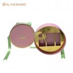 Gold Foil Printing Luxury Texture Paper Cosmetics Candle Soap Box Lid And Base Box With Ribbon for sale