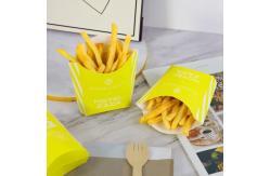 China Customized printing of french fries eco-friendly biodegradable disposable fast food paper box supplier