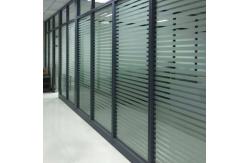 China Single Glazing Soundproof Office Partitions Walls Thickness 12mm Customized Size supplier