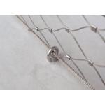 Tensile Knitted Stainless Steel Cable Netting Wire Mesh Horizontal / Vertical Orientation