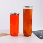 202# 52MM Neck Pet Coffee Cup 250ml Pet Juice Bottle Eco Friendly for sale